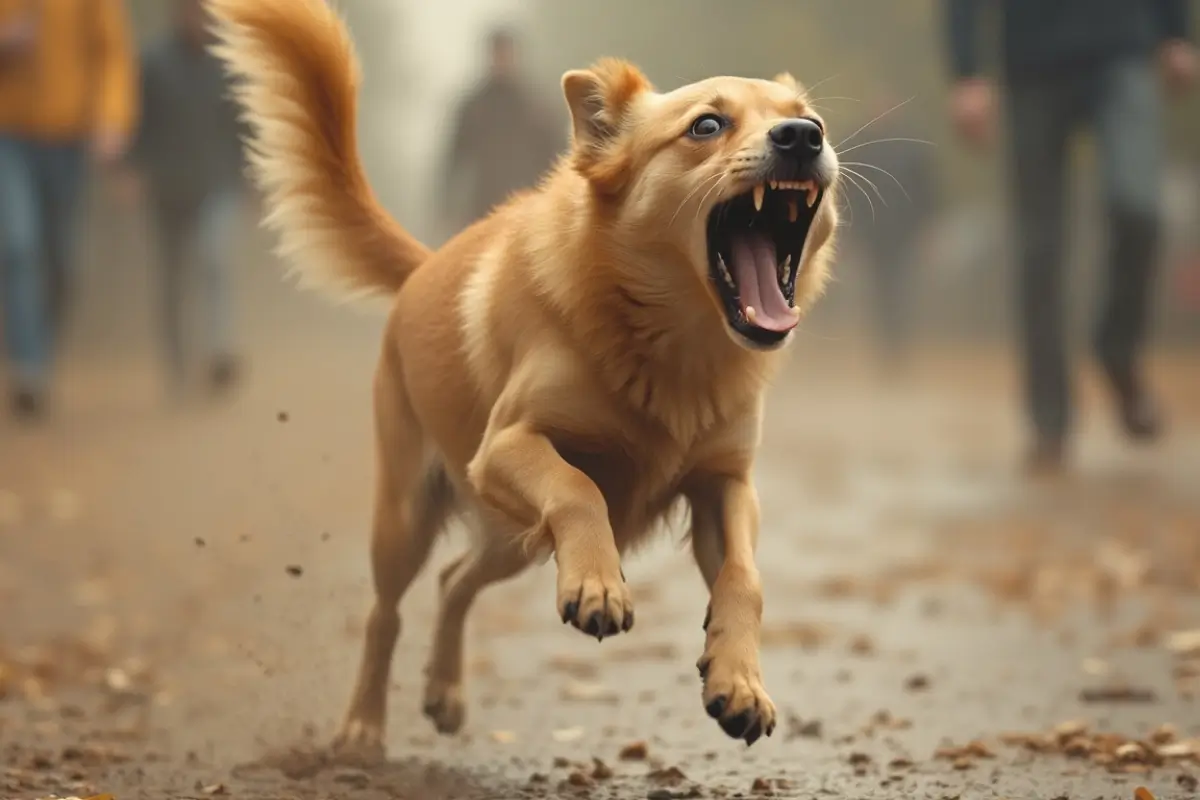 Angst-aggressiver Hund